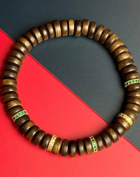 Natural Agarwood Bracelet – Enhance Your Meditation Flow with Calming Fragrance