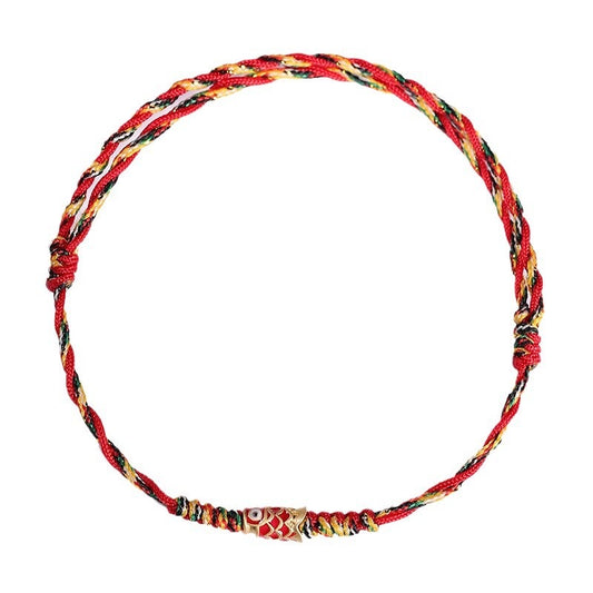 Lucky in Love -Koi Red String Bracelet