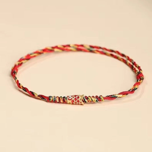 Lucky in Love -Koi Red String Bracelet